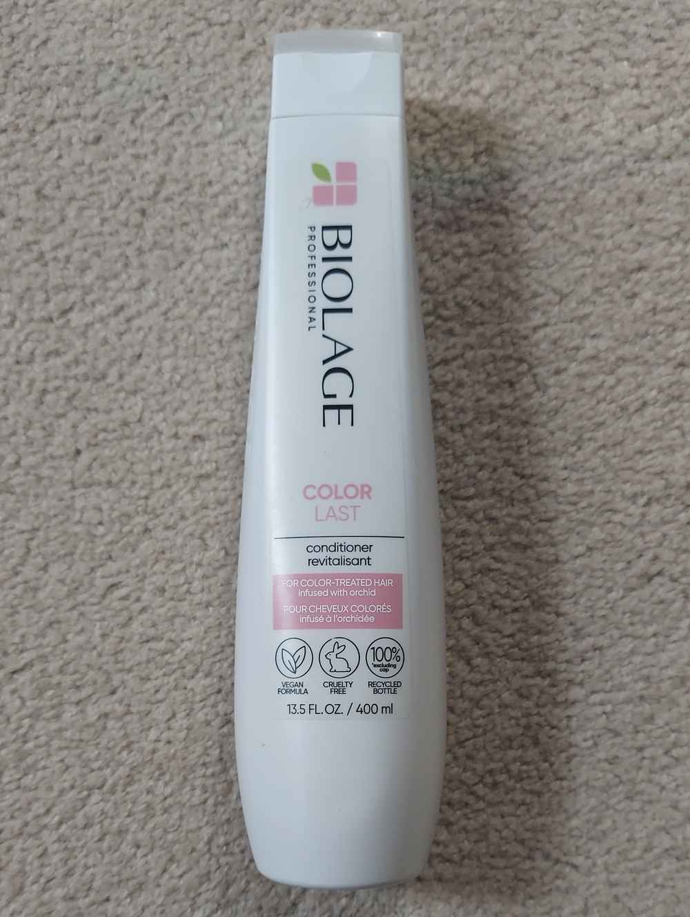 Biolage Color Last Conditioner - White with Pink Accents